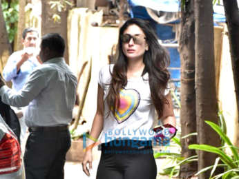 Kareena Kapoor Khan spotted at the gym in Bandra