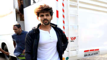 Kartik Aaryan snapped during brand shoot in Mumbai