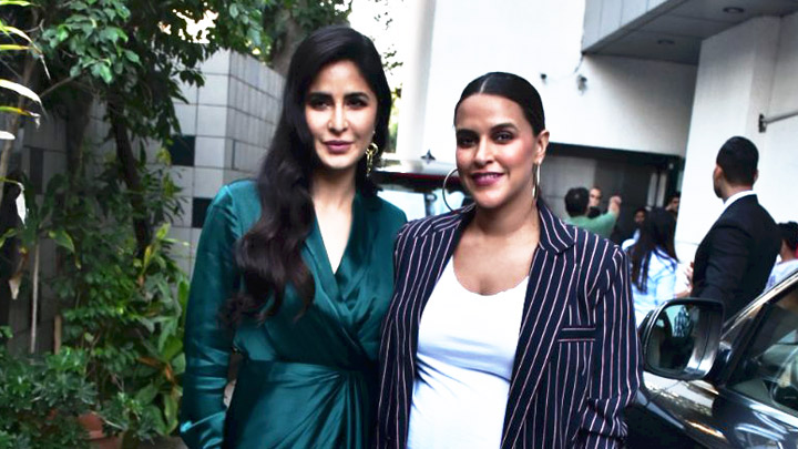 Katrina Kaif and Neha Dhupia spotted before the shoot of No Filter Neha Season 3