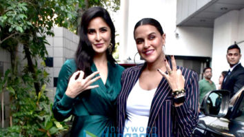 Katrina Kaif and Neha Dhupia spotted before the shoot of NoFilterNeha Season 3