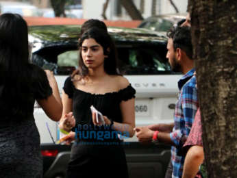 Khushi Kapoor, and Hansika Motwani snapped in Juhu