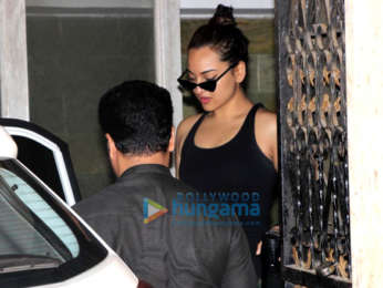 Malaika Arora and Sonakshi Sinha snapped after her gym session