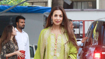 Malaika Arora graces the Ganpati puja at Shilpa Shetty’s home