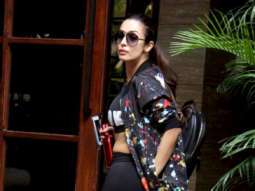 Malaika Arora snapped outside the gym