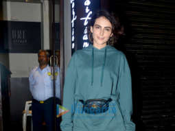Mandana Karimi snapped at Bastian in Bandra