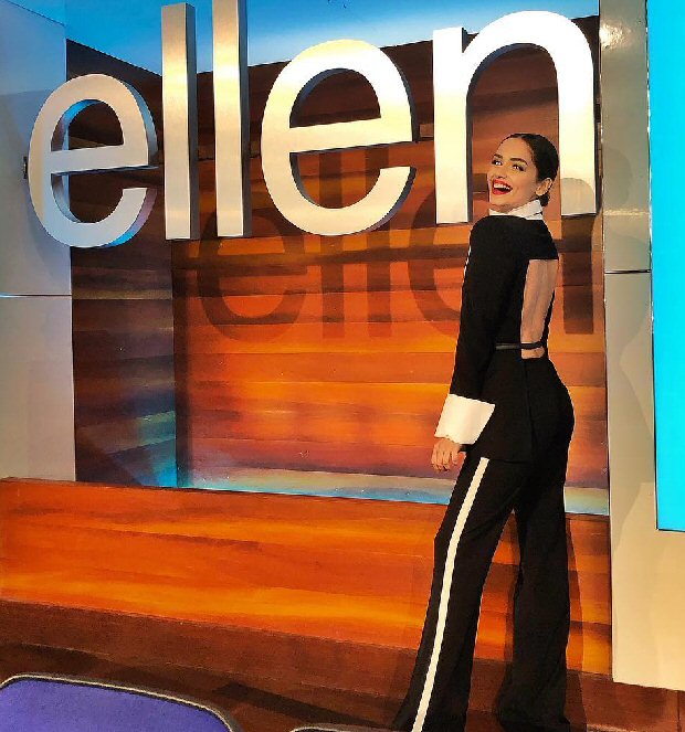 Miss World Manushi Chhillar is a boss lady during her visit to The Ellen Show