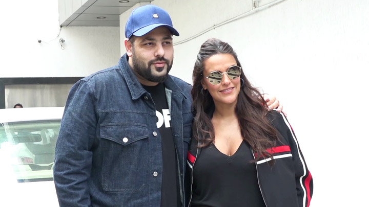 Neha Dhupia & Badshah SPOTTED shooting for #NoFilterNeha Season 3