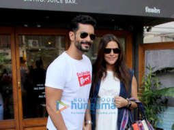 Neha Dhupia, Angad Bedi and others spotted at Bandra