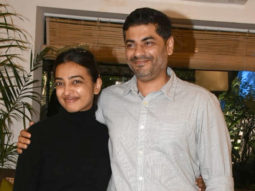 Radhika Apte and Atul Mongia snapped at a shooting of masterclass show