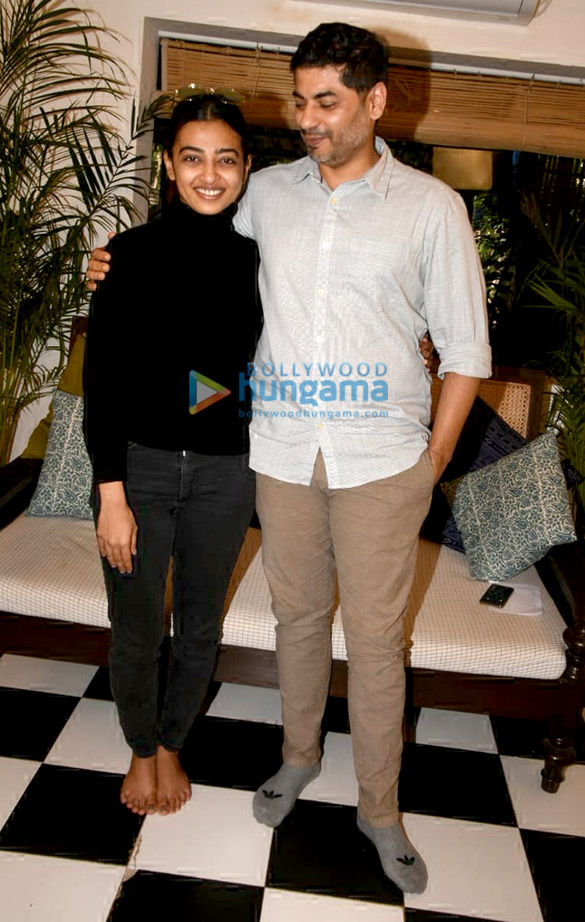 radhika apte and atul mongia snapped at a shooting of masterclass show 4