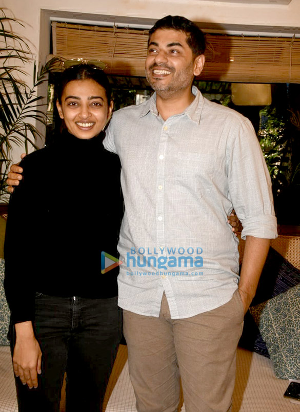 radhika apte and atul mongia snapped at a shooting of masterclass show 5
