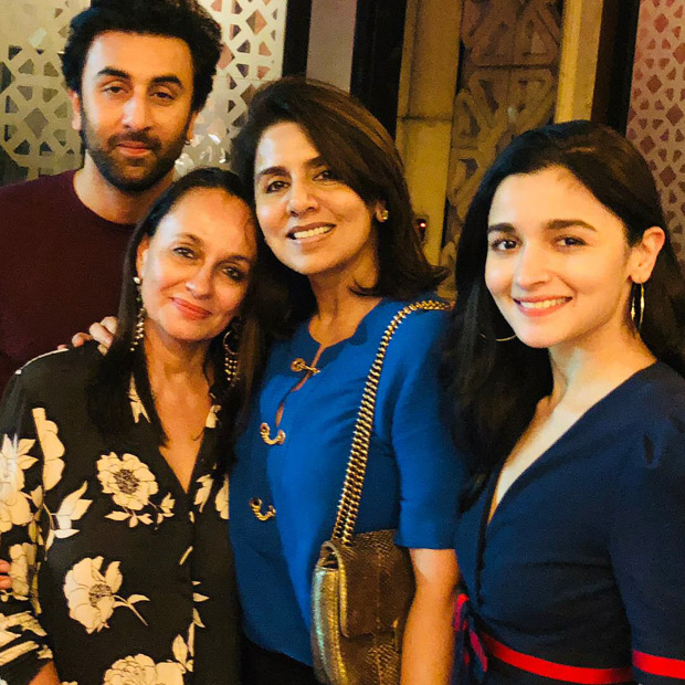 Ranbir Kapoor goes on birthday dinner date with rumoured girlfriend Alia Bhatt and their moms Neetu Kapoor and Soni Razdan