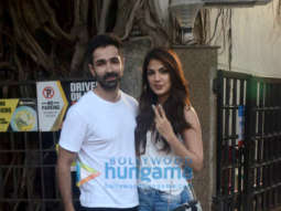 Rhea Chakraborty and Varun Mitra snapped in Khar