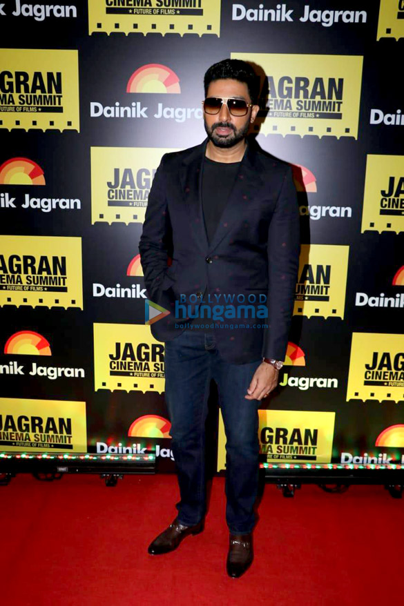 rohit shetty and abhishek bachchan snapped at jagran cinema summit at taj santacruz 2