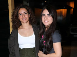 SPOTTED: Sanya Malhotra & Radhika Madan in Juhu