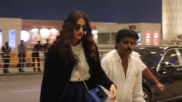 SPOTTED : Sonam Kapoor at airport
