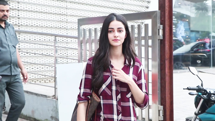 SPOTTED:Cutie Ananya Pandey at Dance Class Andheri