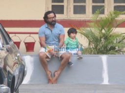 Saif Ali Khan and Taimur Ali Khan snapped in Bandra