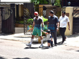 Saif Ali Khan and Taimur Ali Khan spotted in Bandra
