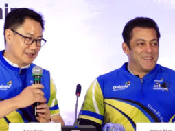 Salman Khan at the press conference of Arunachal 2nd international mtb race Part 2