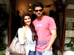 Salman Khan’s soon to be launched pair Zaheer Iqbal & Pranutan Bahl snapped in Mumbai