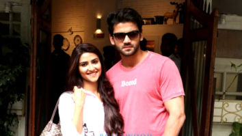 Salman Khan’s soon to be launched pair Zaheer Iqbal & Pranutan Bahl snapped in Mumbai