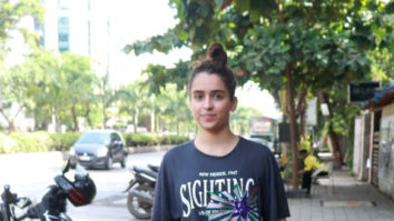 Sanya Malhotra spotted in Juhu