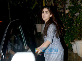 Sara Ali Khan and Ananya Pandey spotted at Olive in Bandra