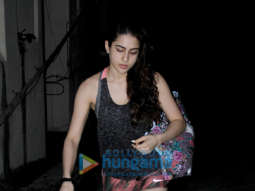 Sara Ali Khan spotted after yoga class in Bandra