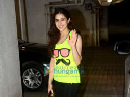 Sara Ali Khan spotted at a dance class in Andheri