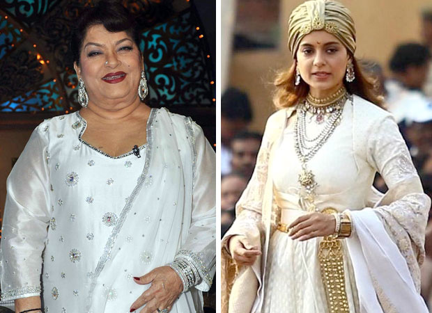 Saroj Khan to shoot a romantic song in a day for Kangana Ranaut in Manikarnika - The Queen Of Jhansi
