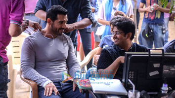 On The Sets Of The Movie Satyameva Jayate
