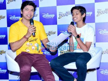 Shaan and his son lauch the hindi version of the iconic Ducktales title track