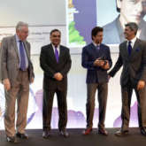 Shah Rukh Khan gets felicitated at India - UK Business summit in London