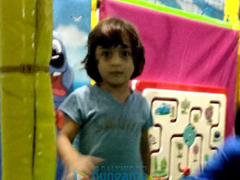 Shah Rukh Khan's son AbRam Khan snapped enjoying a playday at Happy Planet