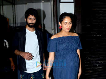 Shahid Kapoor and Mira Rajput snapped at Bastain