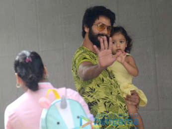 Shahid Kapoor spotted with Misha Kapoor at Hospital