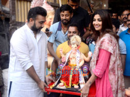Shilpa Shetty, Raj Kundra and Remo D’souza bring Ganpati at their residence