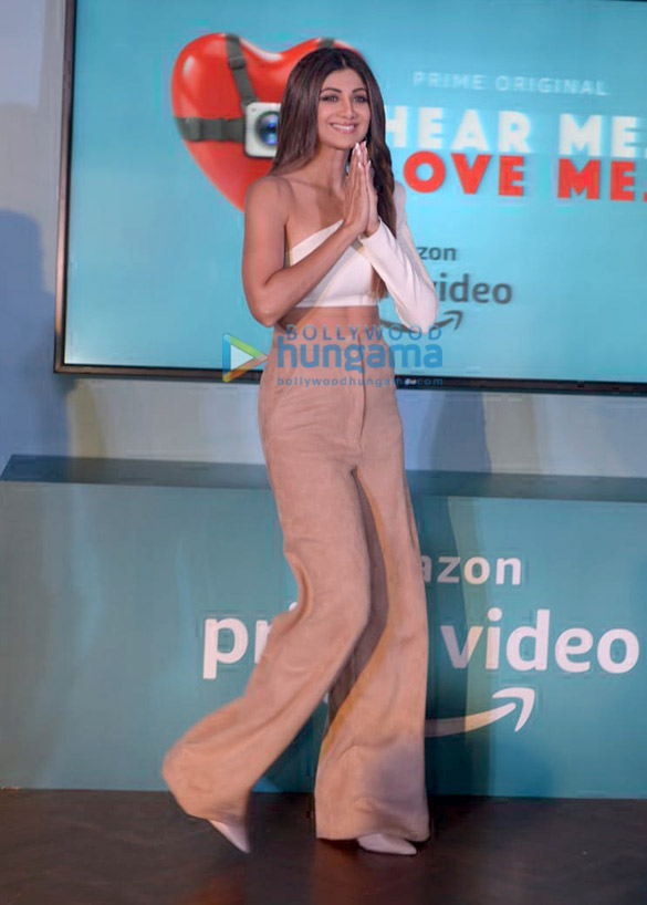 Shilpa Shetty graces the launch of her show Hear Me Love Me Shilpa Shetty graces the launch of her show Hear Me Love Me