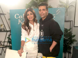 Shilpa Shetty snapped promoting her show Hear Me Love Me on Karan Johar’s radio show Calling Karan