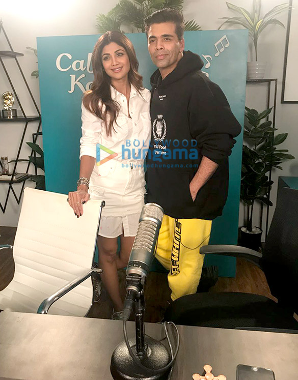 Shilpa Shetty snapped promoting her show Hear Me Love Me on Karan Johar’s radio show Calling Karan Shilpa Shetty snapped promoting her show Hear Me Love Me on Karan Johar’s radio show Calling Karan