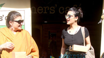 Shruti Haasan spotted with her mother at Farmers’ Cafe in Bandra