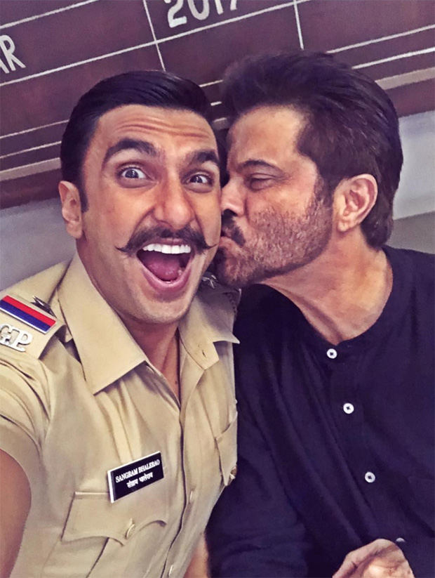Simmba: Ranveer Singh gets a KISS of love from Anil Kapoor AKA Lakhan (see picture) Simmba: Ranveer Singh gets a KISS of love from Anil Kapoor AKA Lakhan (see picture)
