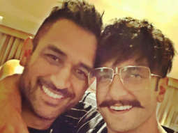 Simmba: Ranveer Singh gets a special visit from M.S Dhoni and both have a ball on sets (see pic)