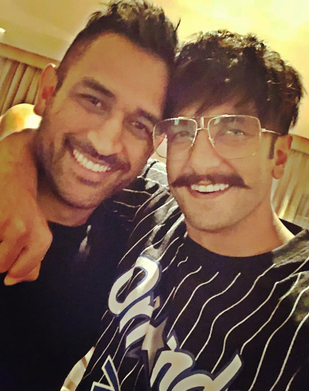 Simmba: Ranveer Singh gets a special visit from M.S Dhoni and both have ...