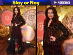 Slay or Nay: Aishwarya Rai Bachchan in Rohit Bal Couture at IMC Ladies Exhibition