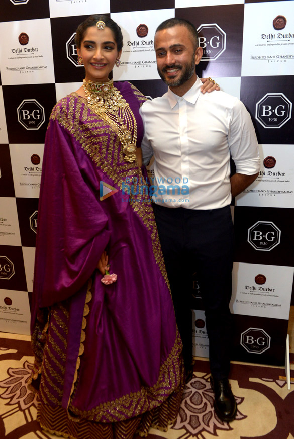 Sonam Kapoor Ahuja and Anand Ahuja snapped attending an event in Delhi Sonam Kapoor Ahuja and Anand Ahuja snapped attending an event in Delhi