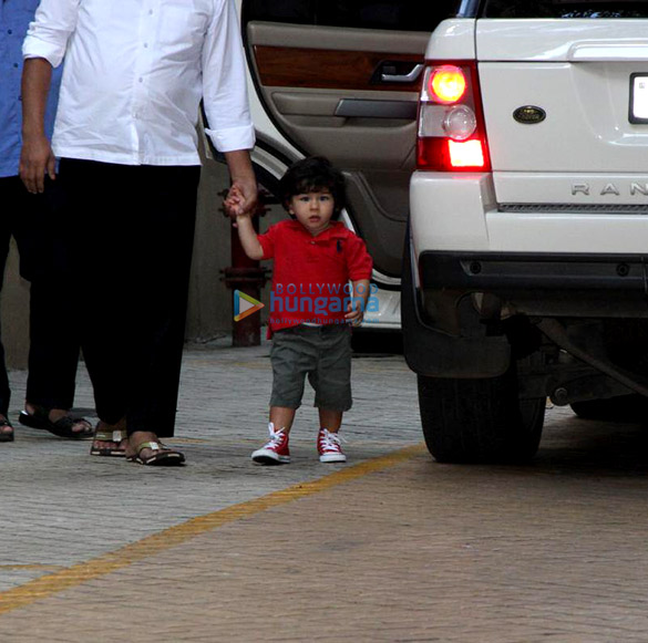 Taimur Ali Khan snapped at Karisma Kapoor’s residence Taimur Ali Khan snapped at Karisma Kapoor’s residence