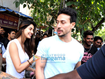 Tiger Shroff and Disha Patani spotted at Bastian in Bandra