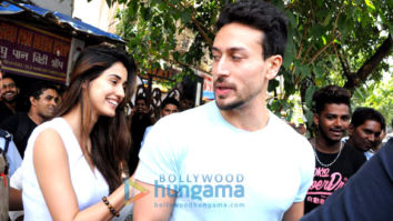 Tiger Shroff and Disha Patani spotted at Bastian in Bandra